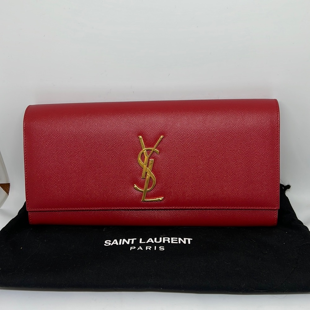 Saint Laurent “Kate” clutch